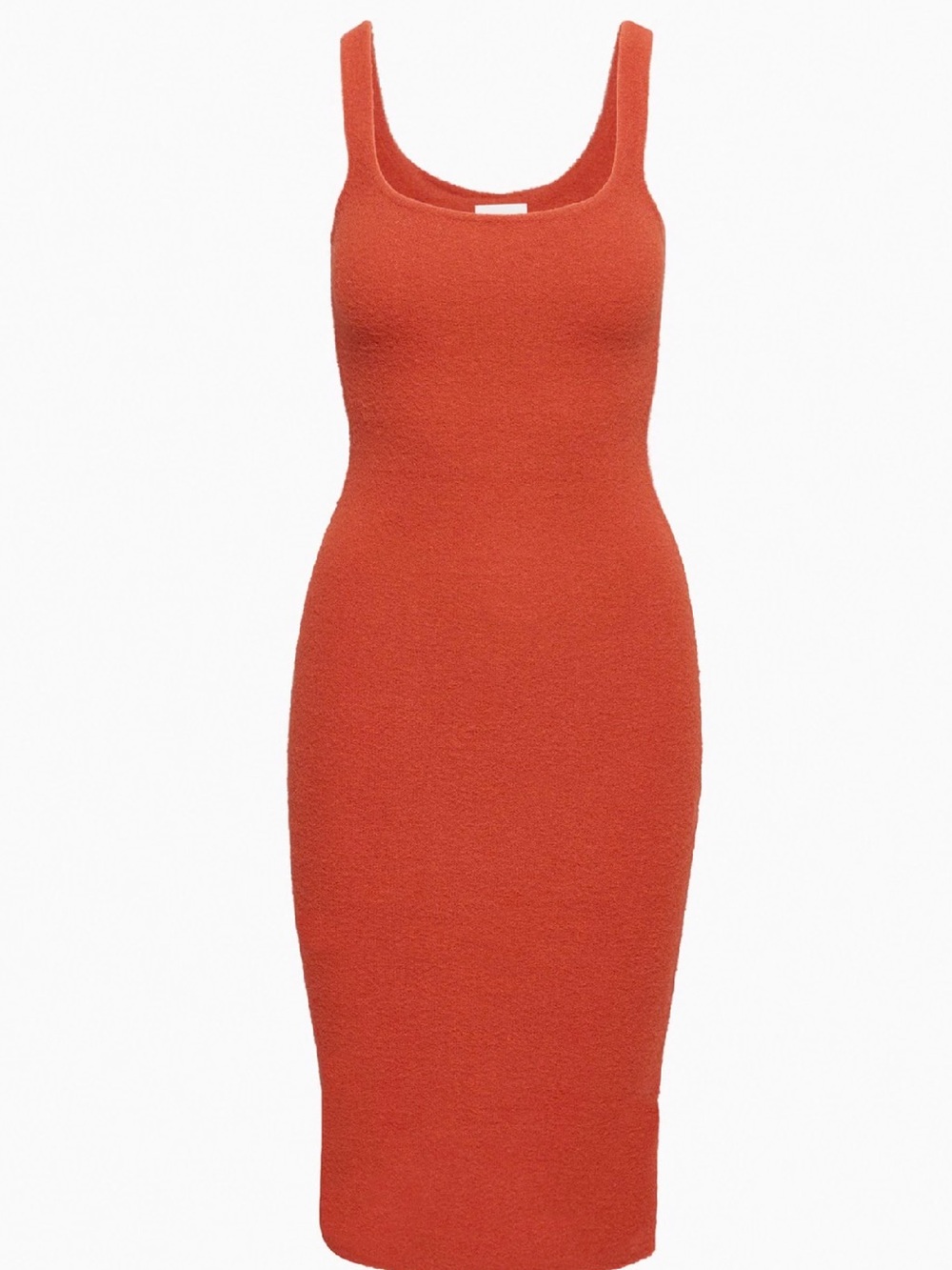 Wilfred Sleeveless Knit Midi Dress - Rust Orange